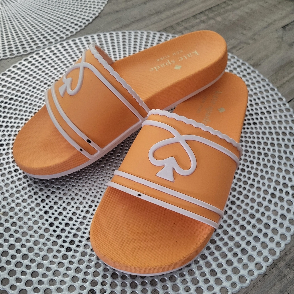 Kate Spade ♠️ Pool Side Slides NWOT